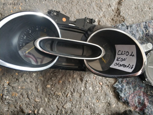 Renault Clio 4 icon otomatik çıkma orjinal kilometre saati