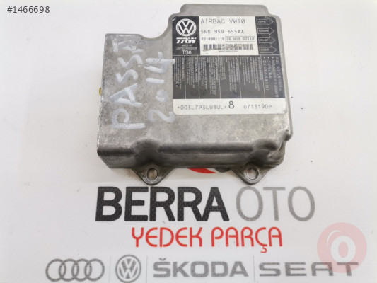 VOLKSWAGEN PASSAT TİGUAN 2010-2015 AİRBAG BEYNİ 5N0959655AA