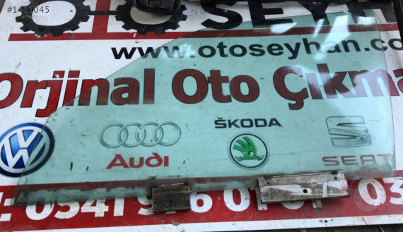 bmw 5.20 E34 sol ön kapı cam