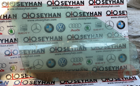 volkswagen caddy 2001 sağ ön kapı cam