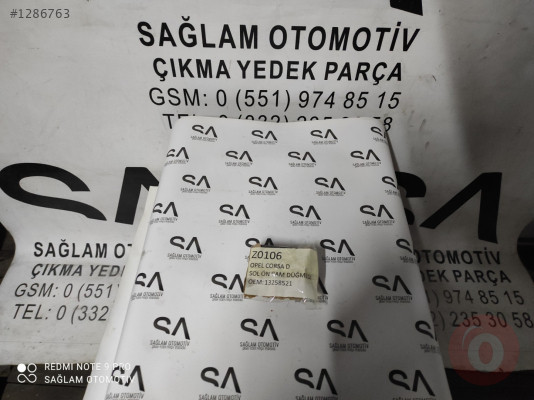 OEM; 13258521 OPEL CORSA-D ÇIKMA  SOL ÖN CAM DÜĞMESİ