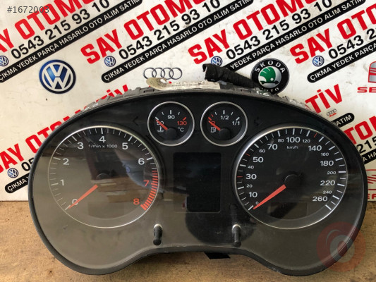 Audi A3 1.6BSE cikma orj gösterge saat 8P0920931F