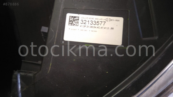 VOLVO XC 90 SOL FAR FULL LEDLİ MAHİR OTO'DAN ORİJİNAL ÇIKMA