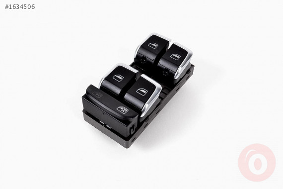 A4 A5 Q5 CAM KUMANDA DÜĞMESİ SOL ÖN 4LÜ (KROMLU) 8K0959851F