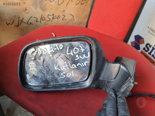 PEUGEOT 407 OTOMATİK KATLANIR SOL DIŞ DİKİZ AYNASI