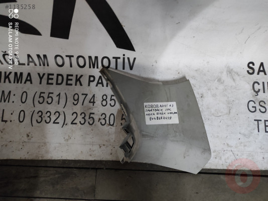 OEM;8V4867245B AUDİ A3 SPORTBACK SOL ARKA DİREK KAPLAMA