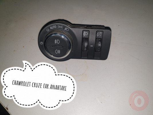 ÇIKMA CHEVROLET CRUZE FAR ANAHTARI