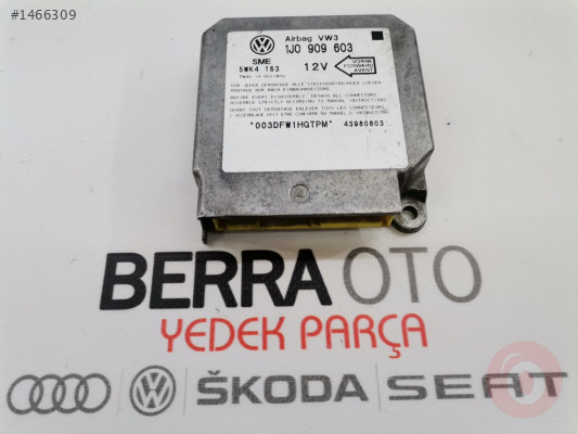 VOLKSWAGEN GOLF 4 BORA POLO 1997-2003 AİRBAG BEYNİ 1J0909603