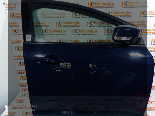 FORD FOCUS 3 SAĞ ÖN KAPI LACİVERT HATASIZ BOYASIZ DOLU BOŞ