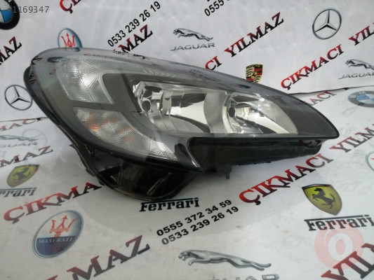 Opel corsa e sağ far çıkma yedek parça