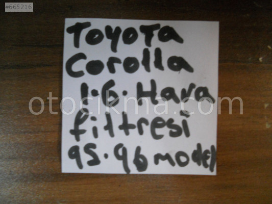 TOYOTA COROLLA HAVA FİLTRE KUTUSU 1.6 MOTOR ORJİNAL