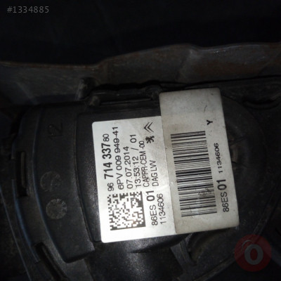 Citroen C-ELYESE çıkma gaz pedalı 9671433780