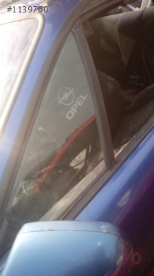 opel calibra çıkma sol ön kelebek camı