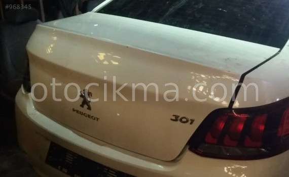 2018 peugeot 301 1.6 euro dizel çıkma bagaj kapağı