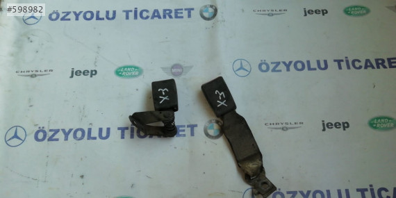 BMW e83 x3 arka emniyet kemer karşılıkları