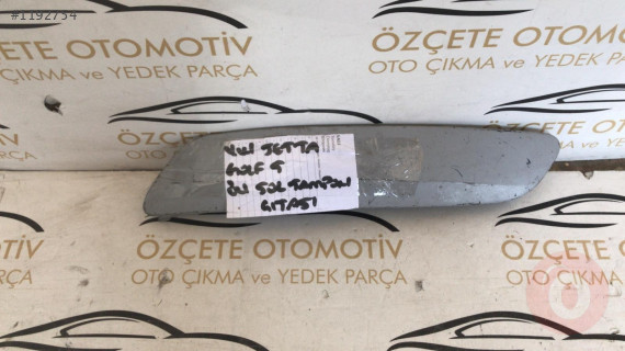 Volkswagen golf 5 ön sol tampon bandı çıtası orjinal çıkma