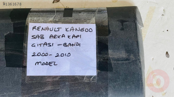 RENAULT KANGOO SAĞ ARKA KAPI ÇITASI ORİJİNAL ÇIKMA 2000-2010