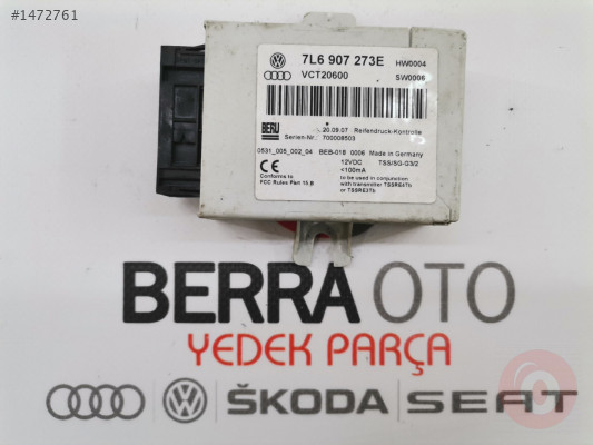 VW TOUAREG 2007-2010 LASTİK BASINÇ SENSÖRÜ 7L6907273H