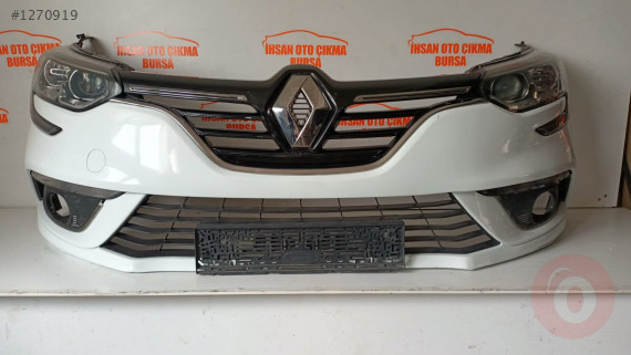 Megane 4 komple ön tampon dolu orijinal beyaz far sis