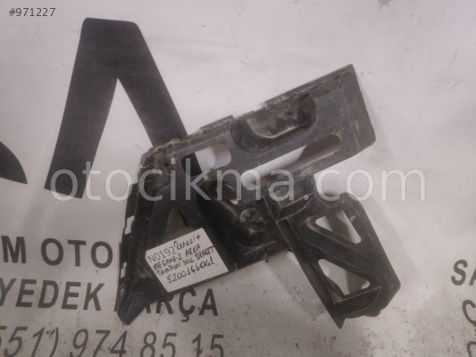 RENAULT MEGANE 2 ARKA TAMPON SOL BRAKETİ OEM; 8200146041