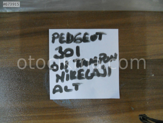 PEUGEOT 301 ÖN TAMPON ALT NİKELAJI ORJİNAL SIFIR