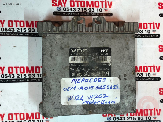 Mercedes w124w202 motor beyni A0155459632