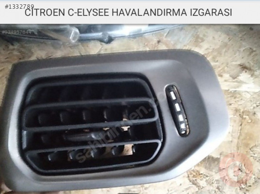 CİTROEN C-ELYSEE KALORİFER IZGARASI HAVALANDIRMA MENFEZ