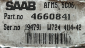 Saab Motor Kontrol Modülü Ecu 4660841 AFM55A02