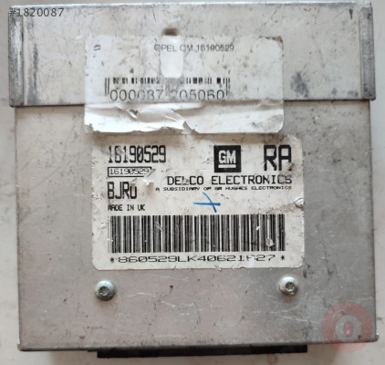 16190529 BJRU RA ECU OPEL CORSA B 1.2 MOTOR BEYNİ