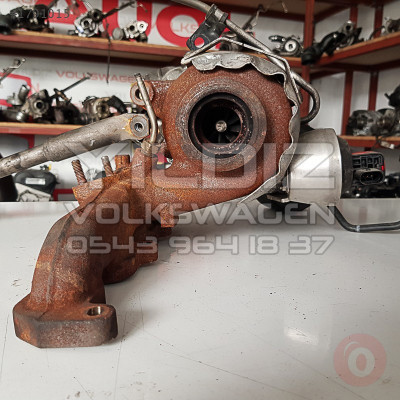 Volkswagen Audi 03L253019P - 03L 253 019 P Turbo Çıkma