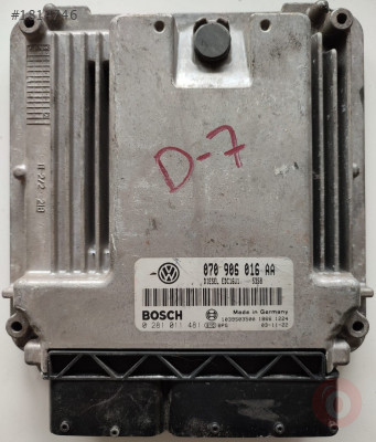 VW TOUAREG 5.0 TDI 0281011481 070906016AA,EDC16U1 ECU MOTOR
