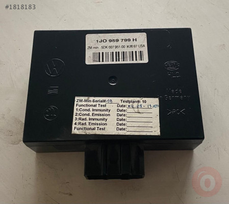 1J0959799 H 1J0959799H VOLKSWAGEN GOLF BCM KONFOR BEYNİ