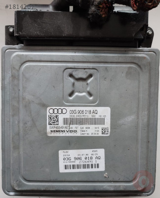Audi A4 2.0 Motor Beyni 5WP45549AE 03G906018AQ SIMOS PPD1.3