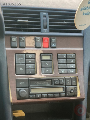MERCEDES W202 KLİMA KALORİFER KONTROL PANELİ ÇIKMA ORJİNAL