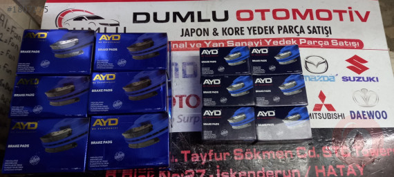 CIVIC/ACCORD/VTEC/FD6/JAZZ/CITY ÖN-ARKA BALATA 85-22 MODEL