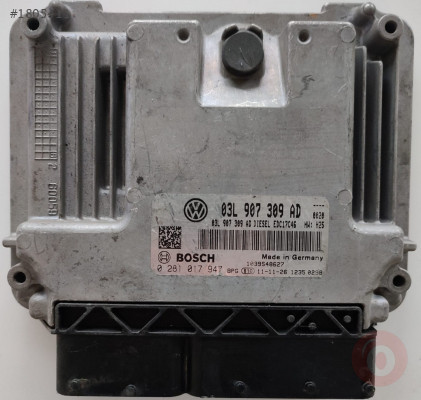 03L907309AD 0281017947 VW TİGUAN AUDI MOTOR BEYNİ