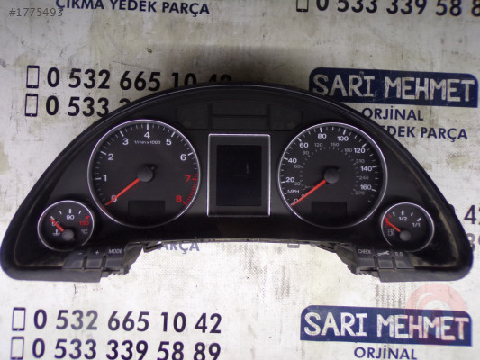 ÇIKMA  AUDI A4 B7 QUATTRO 02-08 KM HIZ GÖSTERGE SAATİ