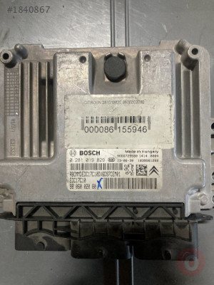 PEUGEOT PARTNER 1-6 EDC17C10 0281019829 9806002080
