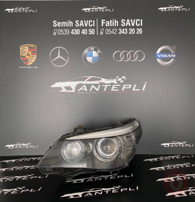 BMW 520 E60 ÇIKMA SOL FAR MAKYAJLI KASA