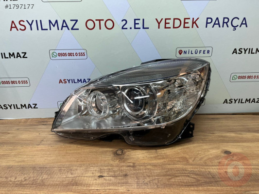 MERCEDES C SERİSİ W204 SOL FAR ORJİNAL HATASIZ 07-11 UYUMLU