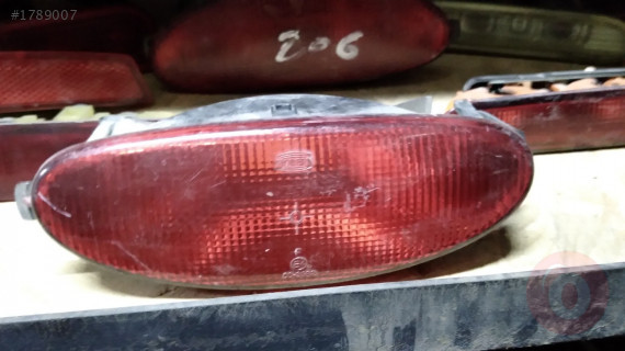 PEUGEOT 206 ARKA TAMPON REFLEKTÖR STOP ORJİNAL ÇIKMA PEJO