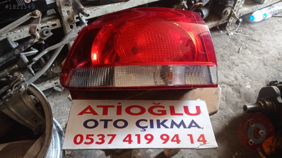 Volkswagen Golf 6 Sol Arka Stop Orjinal 2009-2012