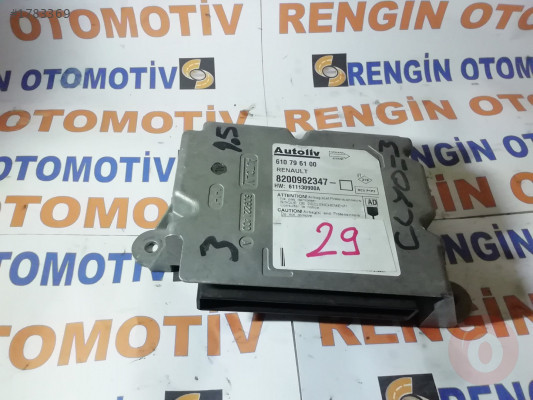 RENAULT CLİO AİRBAG BEYNİ 610796100