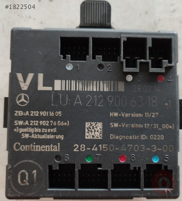 A2129006318 MERCEDES- E W212 SOL KAPI KONTROL UNITESI BEYİN
