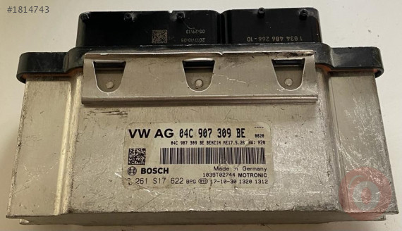 04C907309BE 0261S17622 1039T02744 VW GOLF MOTOR BEYNİ