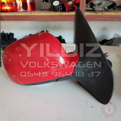 Volkswagen Golf 4 Bora Sağ Dikiz Aynası Çıkma Kırmızı