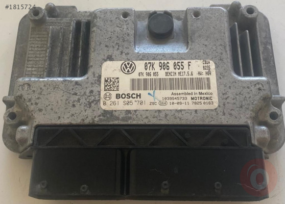 07K906055F 07K907309 0261S05701 VW JETTA MOTOR BEYNİ