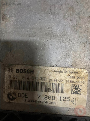 0281014575 7808125-01 EDC16C35 BMW X3 MOTOR BEYNİ ECU