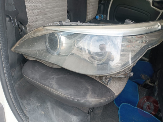 BMW E36 3 serisi sol far çıkma içi çift mercekli tek beyinli