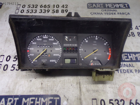 VW GOLF 2 ÇIKMA KM HIZ GÖSTERGE SAATİ